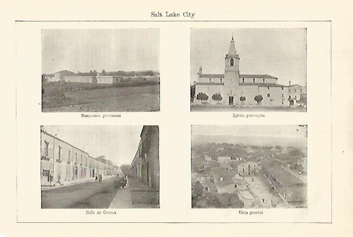 LAMINA ESPASA 18205: Vistas de Salt Lake City