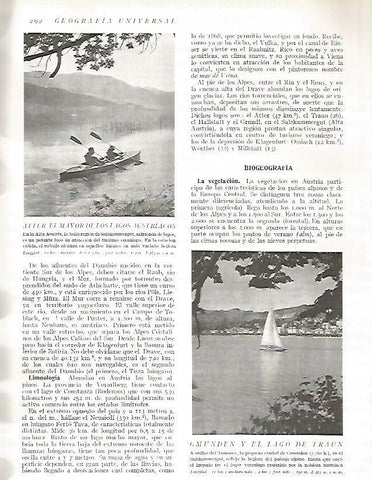 LAMINA 3197: AUSTRIA. Lago Atter. Lago de Traun