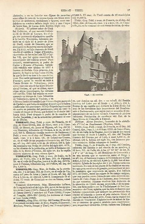 LAMINA ESPASA 4635: Castillo de Usse Francia