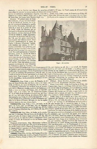 LAMINA ESPASA 4635: Castillo de Usse Francia