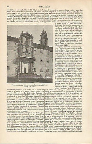 LAMINA ESPASA 4792: Convento de San Vicente del Pino Lugo