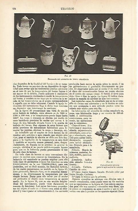 LAMINA ESPASA 4645: Decorados en hierro esmaltado