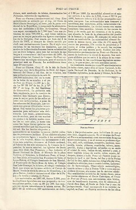 LAMINA ESPASA 15296: Plano de Port au Prince