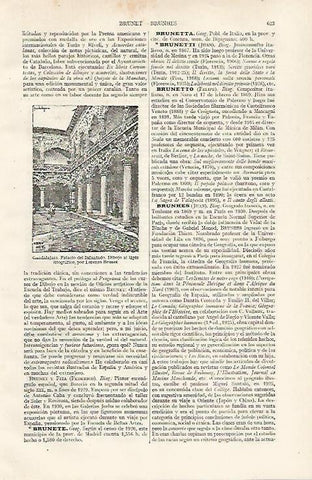LAMINA ESPASA 24371: Palacio del Infantado en Guadalajara dibujo de L. Brunet