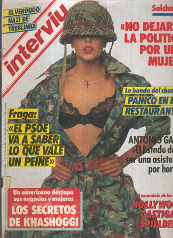 INTERVIU Numero 0513: CARMEN RUSSO y el Rolls (cello lomo lado grapa y en una raja)