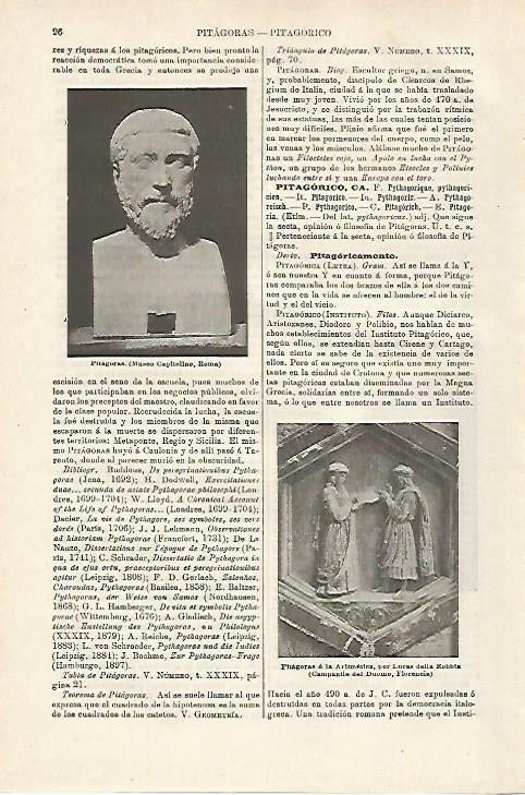 LAMINA ESPASA 27091: Pitagoras