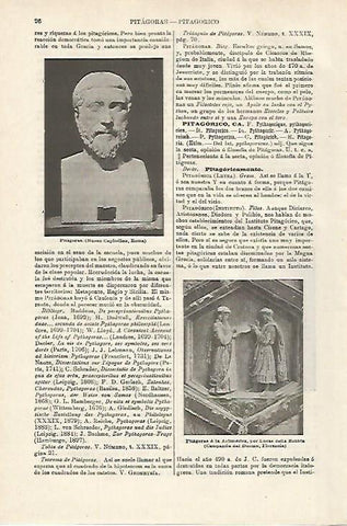 LAMINA ESPASA 27091: Pitagoras