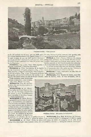 LAMINA ESPASA 27093: Vista de Pitigliano Italia