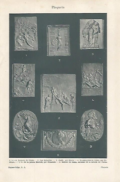 LAMINA ESPASA 27115: Plaqueta