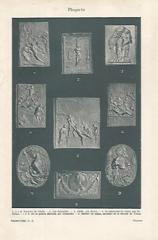 LAMINA ESPASA 27115: Plaqueta