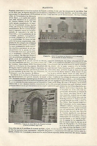 LAMINA ESPASA 27120: Palacio de Maria de Monroy en Plasencia