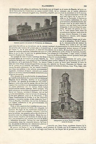 LAMINA ESPASA 27133: Palacio de Monterrey en Salamanca