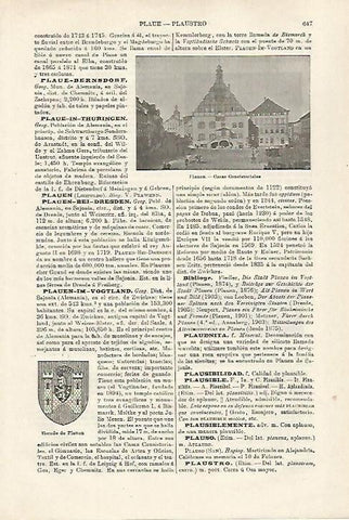 LAMINA ESPASA 27137: Casas Consistoriales de Plauen Alemania