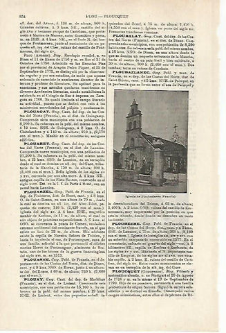 LAMINA ESPASA 27163: Iglesia de Ploubazlanec Francia