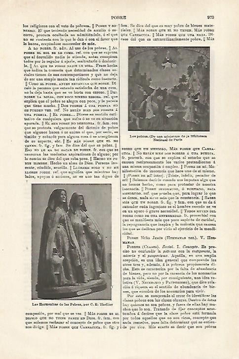 LAMINA ESPASA 27183: Los pobres