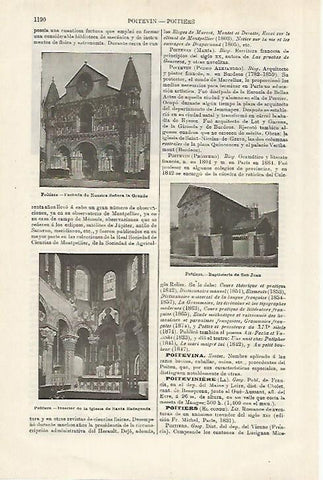 LAMINA ESPASA 27197: Iglesias de Poitiers