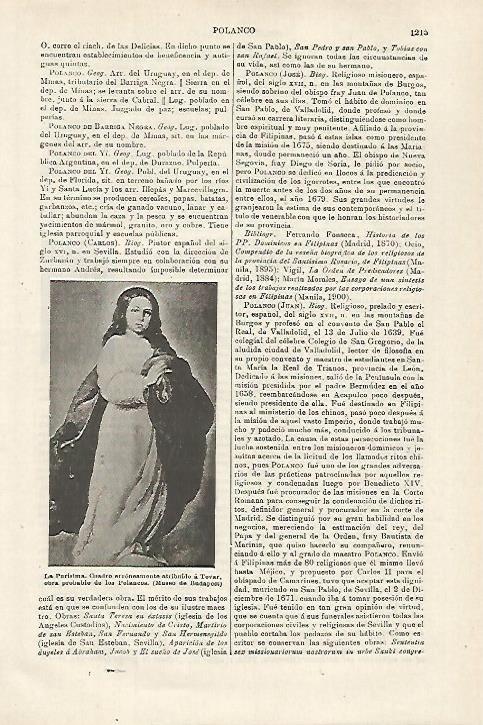LAMINA ESPASA 27206: La Purisima por Tovar