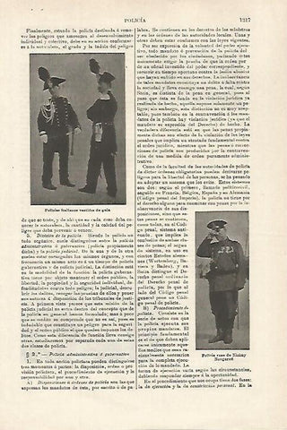 LAMINA ESPASA 27213: Policias italianos de gala