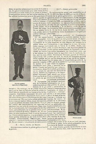LAMINA ESPASA 27215: Policia español y persa