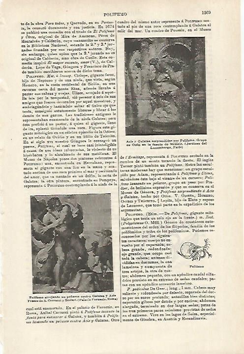 LAMINA ESPASA 27220: Polifemo