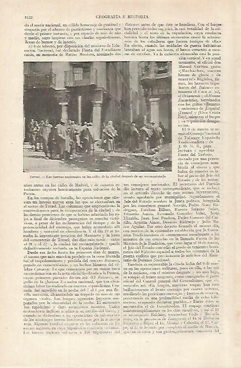 LAMINA ESPASA 27245: Fuerzas Nacionales en Teruel
