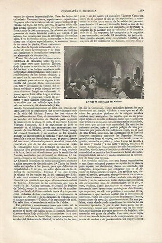 LAMINA ESPASA 27274: La vida en los sotanos del Alcazar de Toledo