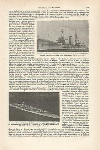LAMINA ESPASA 27279: El acorazado España en EL Ferrol en 1937
