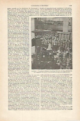 LAMINA ESPASA 27317: Boda de Juliana y Bernardo de Lippe-Biesterfeld en La Haya