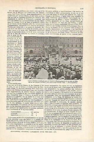 LAMINA ESPASA 27322: Palacio de Buckingham el 28 de junio de 1936