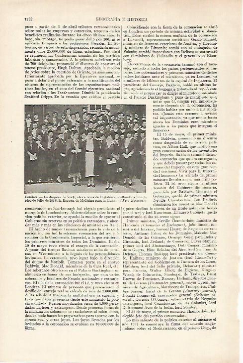 LAMINA ESPASA 27323: La Duquesa de York en julio de 1936