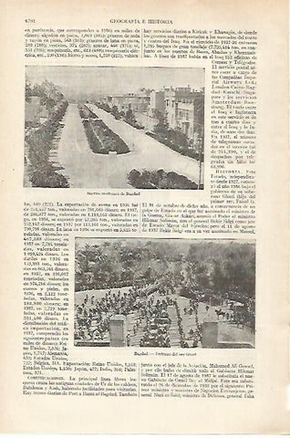 LAMINA ESPASA 27325: Barrios modernos de Bagdad
