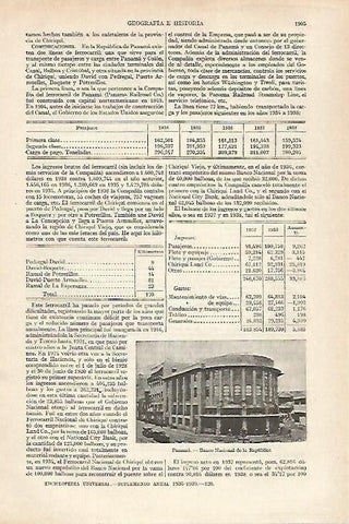 LAMINA ESPASA 27341: Banco Nacional de la Republica en Panama