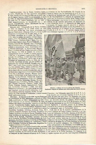 LAMINA ESPASA 27349: Pilotos de aviacion en Moscu