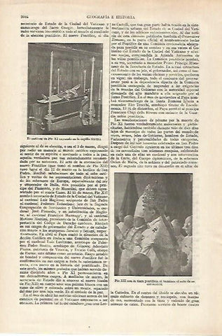LAMINA ESPASA 27361: Cadaver de Pio XI