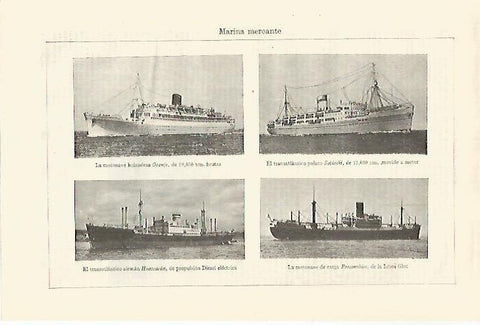 LAMINA ESPASA 27381: Marina mercante