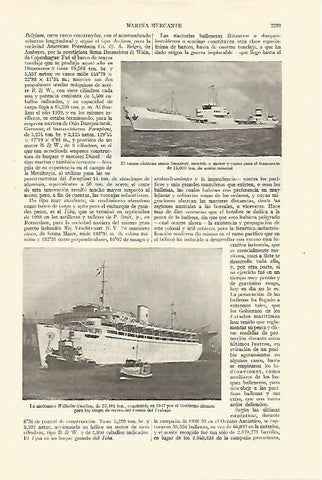 LAMINA ESPASA 27390: Buque cisterna sueco Sveadrotl
