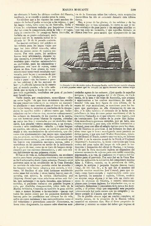LAMINA ESPASA 27393: Fragata Herzogin Cecilie