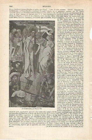 LAMINA ESPASA 27398: La Resurreccion por Ramon Mur