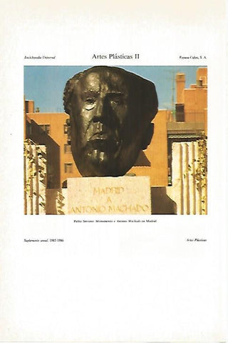 LAMINA ESPASA 27426: Monumento a Antonio Machado por Pablo Serrano