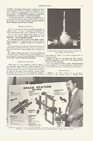 LAMINA ESPASA 27431: Esquema del proyecto de la NASA