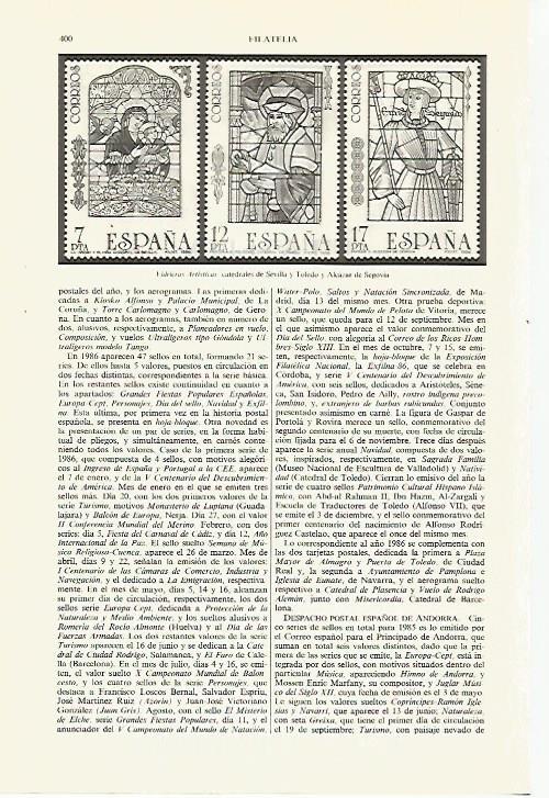 LAMINA ESPASA 27440: Vidrieras de Sevilla Toledo y Alcazar de Segovia