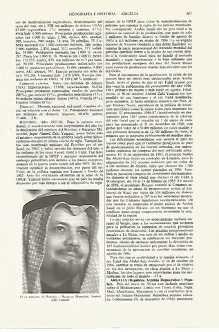 LAMINA ESPASA 27447: Ministro Ahmed Zaki Yamani de Argelia
