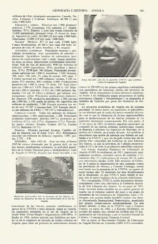 LAMINA ESPASA 27448: Jona Savimbi jefe de la guerrilla UNITA