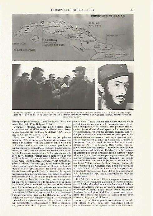 LAMINA ESPASA 27453: Felipe Gonzalez y Fidel Castro