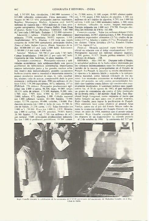 LAMINA ESPASA 27459: Rajiv Gandhi 