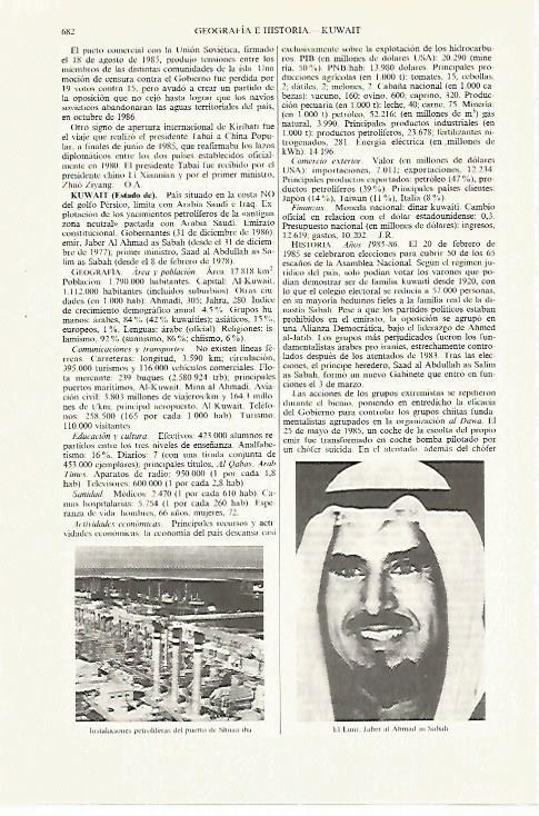 LAMINA ESPASA 27460: El emir Jaber al Ahmad as Sabah de Kuwait