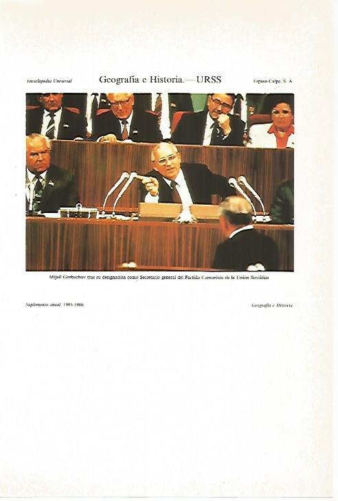 LAMINA ESPASA 27464: Gorbachov