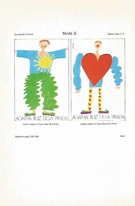 LAMINA ESPASA 27467: Diseños de Agatha Ruiz de la Prada