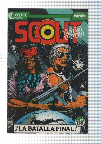 Planeta: Scout num 19 - La batalla final, Sentados en la cima del mundo. Comics Forum. Eclipse Comics