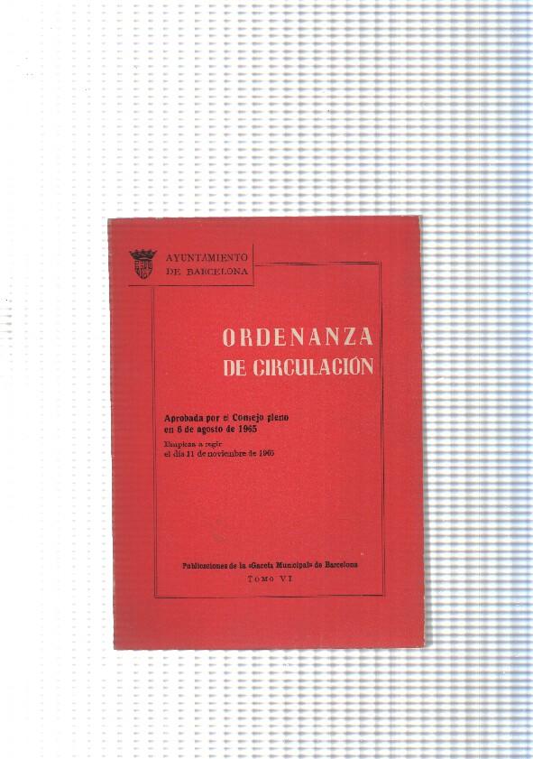Ordenanza de circulacion, tomo VI